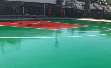 常州篮球场翻新地面